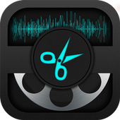 Coupe-audio vidéo icône