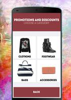 Promotions and discounts poster