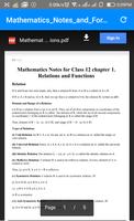 برنامه‌نما CBSE Class 12th Math Notes عکس از صفحه