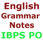 IBPS PO अंग्रेज़ी व्याकरण  Notes icône
