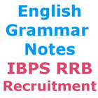IBPS RRB Recruitment अंग्रेज़ी व्याकरण  Notes icône