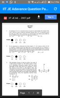 IIT JE Advance Last Year  Questions Papers capture d'écran 1