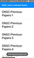 برنامه‌نما Previous  Questions sets ONGC, Junior Assistant عکس از صفحه