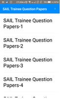 SAIL Old question Papers, management trainee Affiche