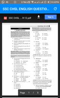 SSC CHSL Engilsh Questions papers pdf capture d'écran 2