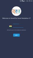 SmartCity Surat Hackathon 17 Poster