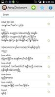 Myanmar Dictionary Affiche