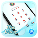 AppLock Blue Wave Theme APK