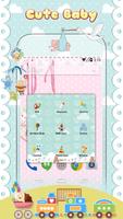 Assistive Touch Cute Baby Affiche