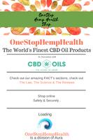 CBD OILS UK - ONE STOP HEMP HEALTH SHOP capture d'écran 1