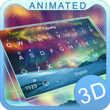 Aurora 3D Theme&Emoji Keyboard Zeichen