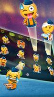 Aurora 3D Theme&Emoji Keyboard Screenshot 1
