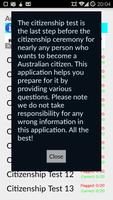 Australian Citizen Test 2018 capture d'écran 2