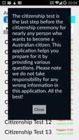 Australian Citizen Test 2018 اسکرین شاٹ 2