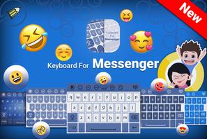 Chat Messenger Keyboard Affiche