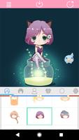 Cute Chibi Avatar Maker: Make  capture d'écran 2