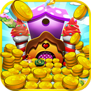 糖果奇樂堡：休閒的推金幣遊戲 APK