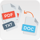 PDF Converter - word docs file , image , text icon