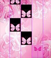 Pink Butterfly Piano Tiles स्क्रीनशॉट 1