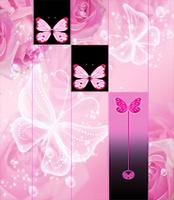 Pink Butterfly Piano Tiles capture d'écran 2