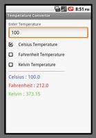 Temperature Converter capture d'écran 1