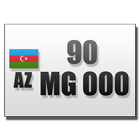 Car numbers of Azerbaijan icône