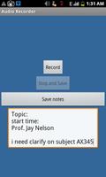 Sound Recorder with Notepad تصوير الشاشة 2