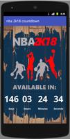 Countdown for NBA 2K18 Affiche