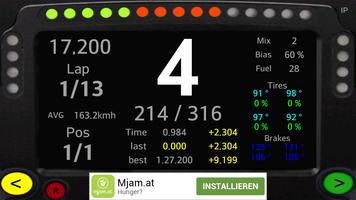 F1 2017 / F1 2018 Lenkrad Display gratis capture d'écran 1