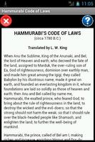 Hammurabi's Code Reader Cartaz