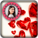 Diamond Heart Photo Frames APK