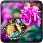 Pink Rose Photo Frames أيقونة
