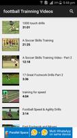 Football Training Videos captura de pantalla 2