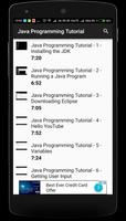 Jav Programming Tutorial capture d'écran 1