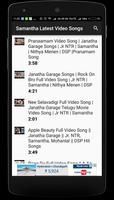 Samantha Latest Video Songs ภาพหน้าจอ 1