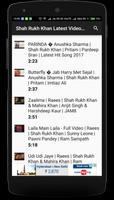 Shah Rukh Khan Latest Video Songs capture d'écran 2