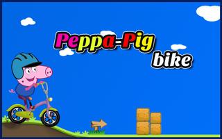 papa pig bike Plakat