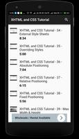 XHTML and CSS Tutorial capture d'écran 2