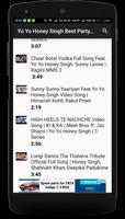 Yo Yo Honey Singh Best Party Songs captura de pantalla 1