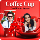 Coffee Cup Photo Editor - Dual Photo Frame icône