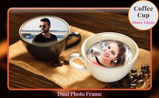 Coffee Cup Photo Editor - Dual Photo Frame تصوير الشاشة 3