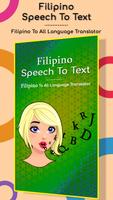 Filipino Speech to Text الملصق
