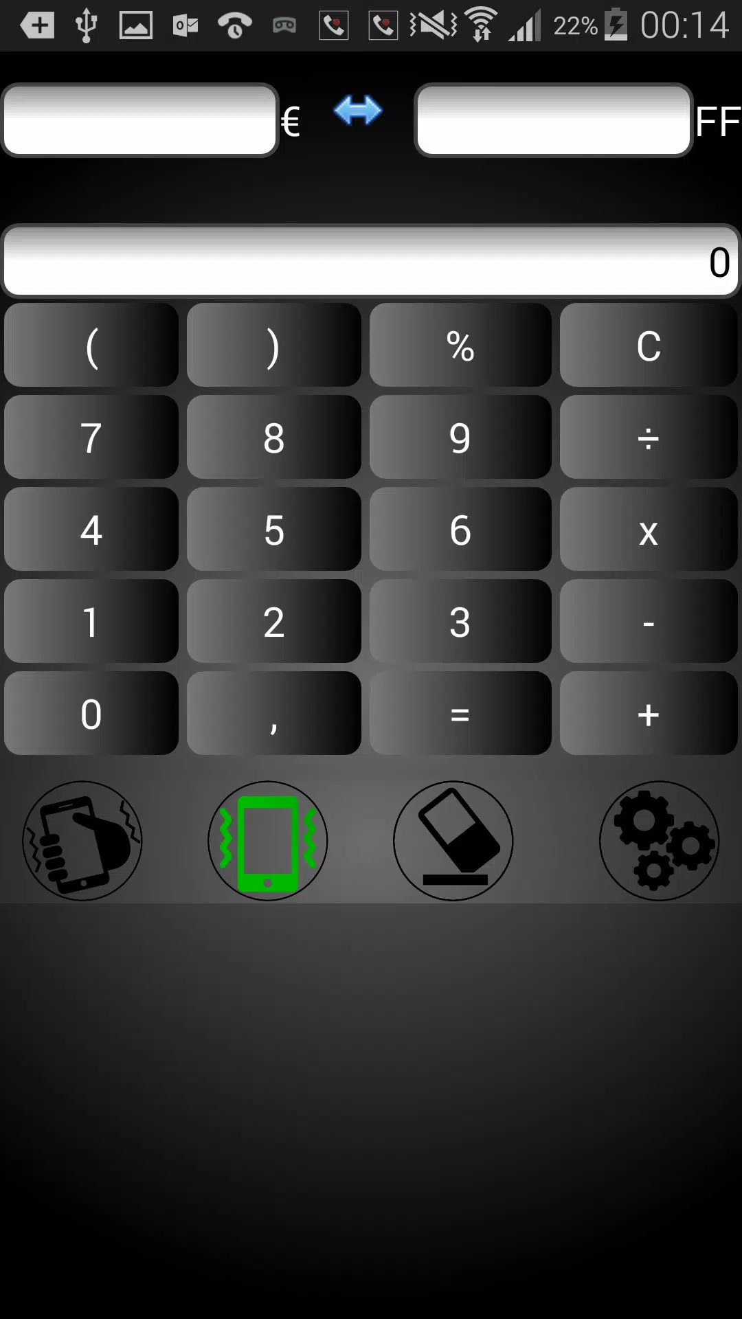 Calculatrice Euros/Francs APK pour Android Télécharger