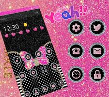 Pink Bow Minny Theme اسکرین شاٹ 2