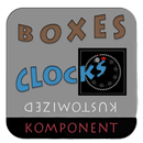 Box - 12 clock komponents KLWP APK