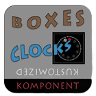Box - 12 clock komponents KLWP 아이콘