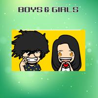 Boys & girls Affiche