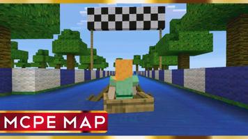 Boat Race Map for Minecraft PE পোস্টার