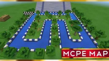 Boat Race Map for Minecraft PE تصوير الشاشة 1