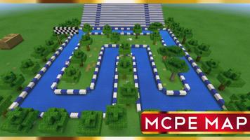 Boat Race Map for Minecraft PE capture d'écran 2